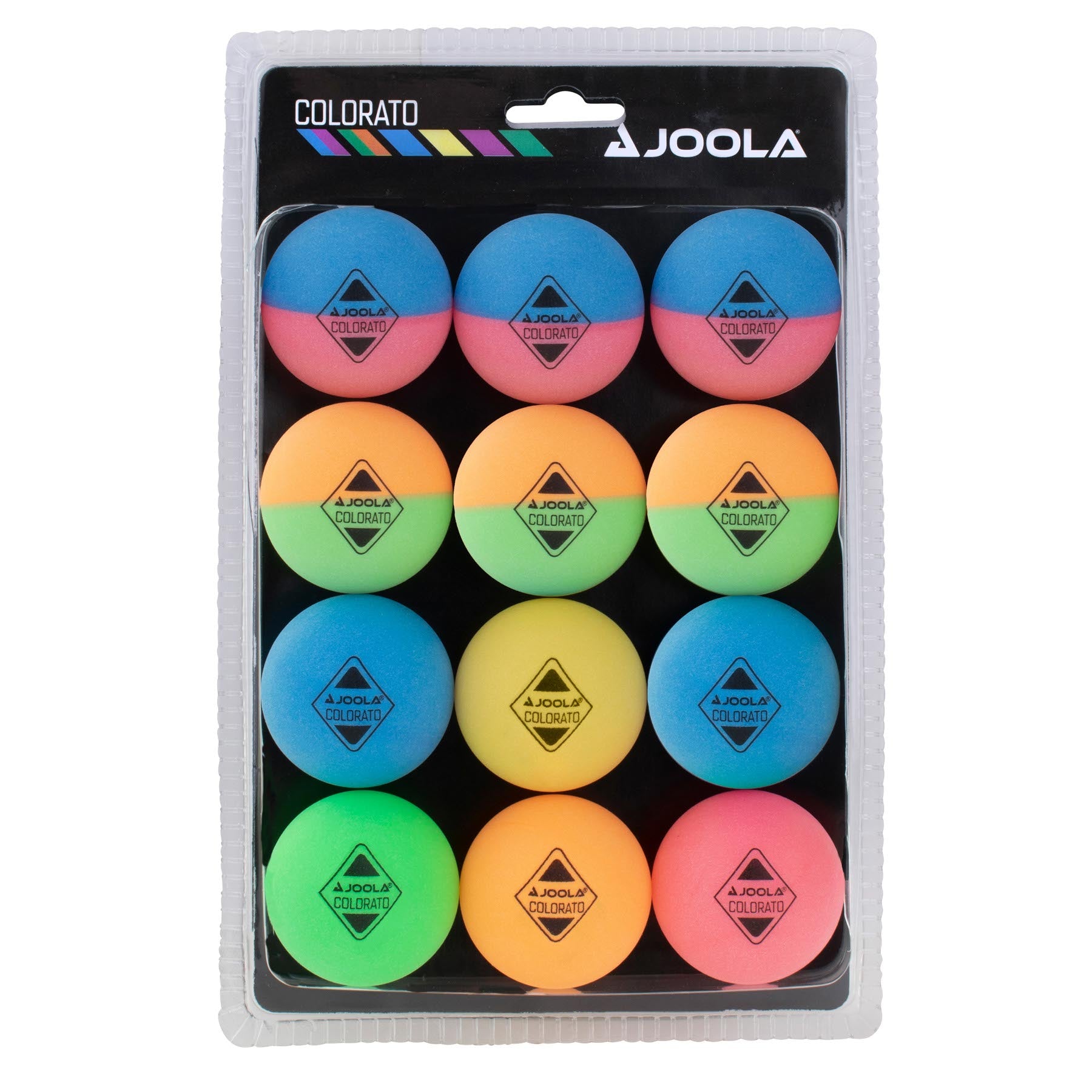 TT Store Tischtennis Joola - Ballset COLORATO 12er